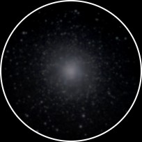 M13 with stars resolved on the edge