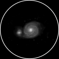 M51 showing spiral arms