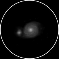 M51 showing some brightness variation