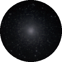 M13 with stars resolved on the edge
